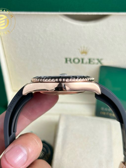 Đồng Hồ: Rolex Yacht Master 42mm vàng hồng Rep 1:1